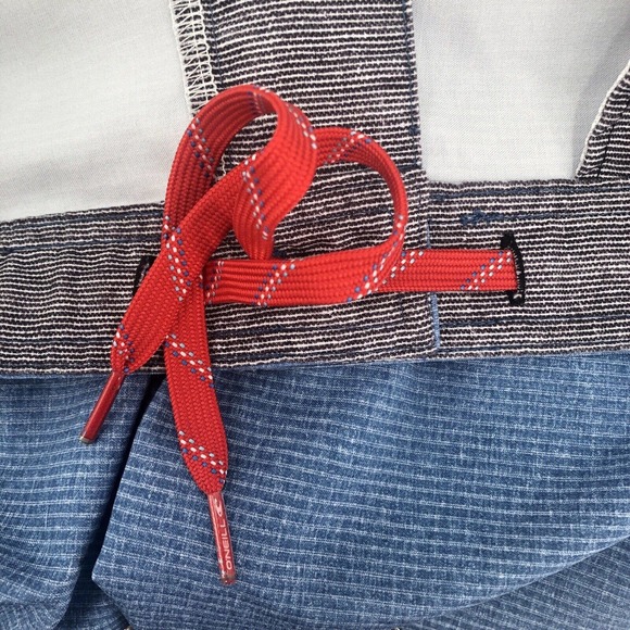 O’Neill Mens Size 36 Blue Striped Hybrid 10" Shorts Water to Land - Picture 4 of 7